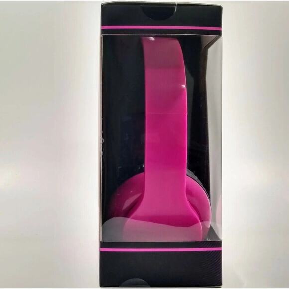 Bass Jaxx 💖Glow In‎ the Dark Lightweight Headphones ~Wired ~PINK ~NEW - Picture 9 of 10